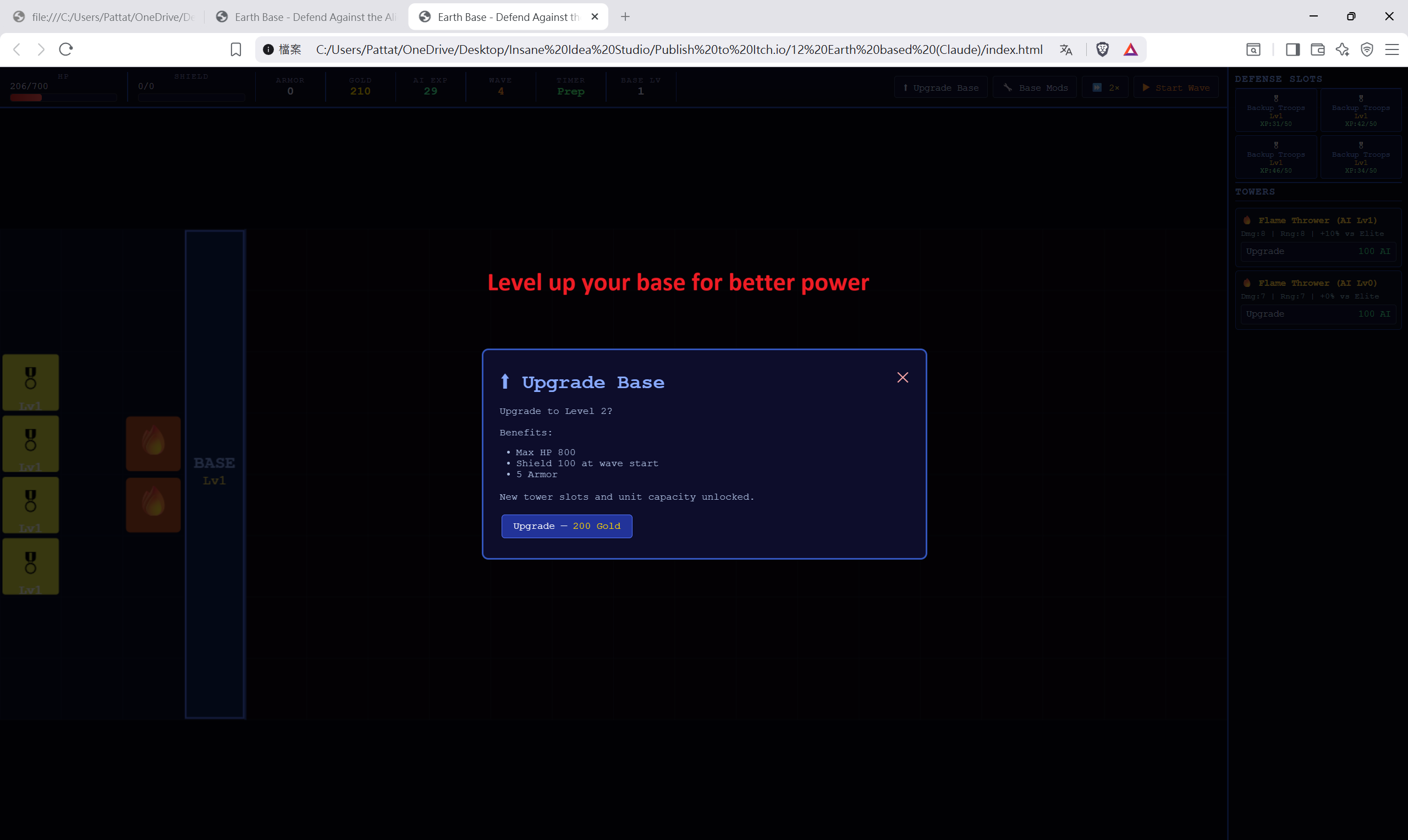 Screenshot 4 for Earth base defender