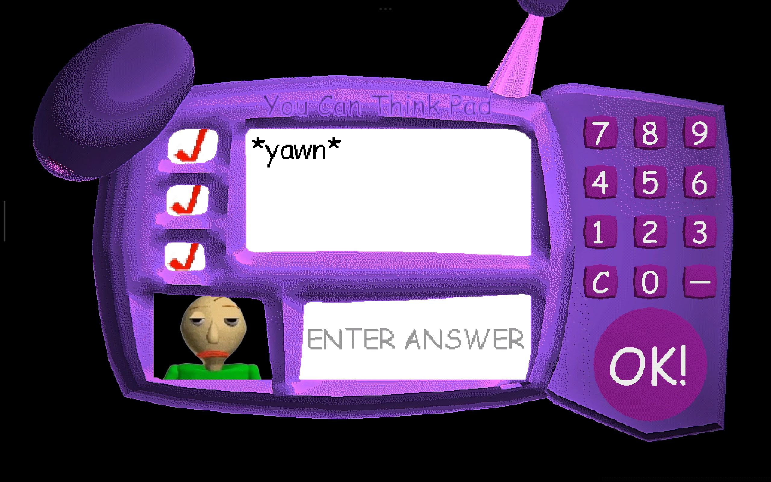Screenshot 2 for Tired Baldi (disappeared mod)