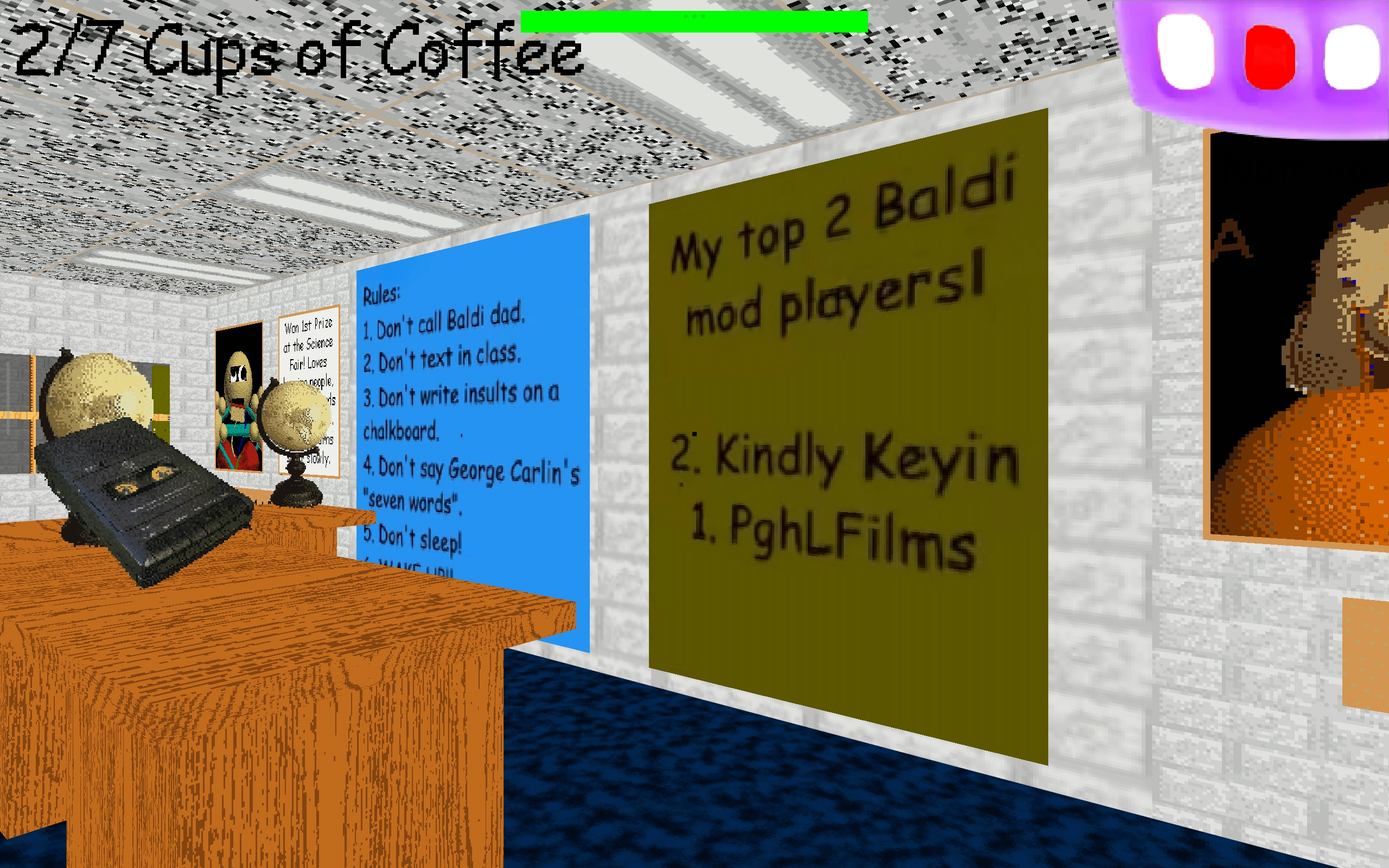 Screenshot 5 for Tired Baldi (disappeared mod)