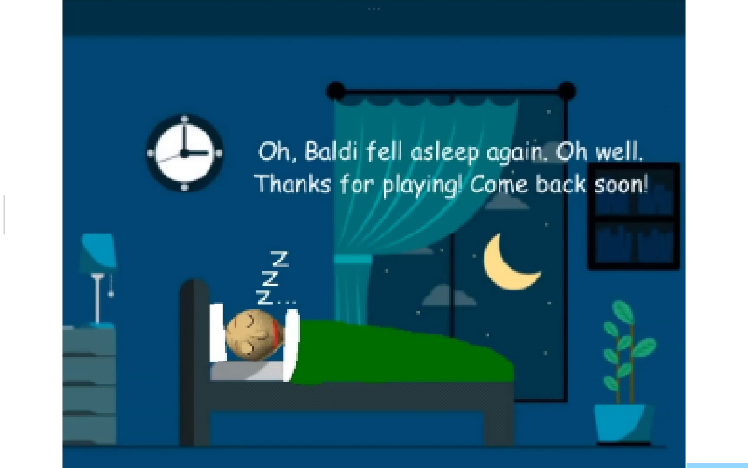 Screenshot 6 for Tired Baldi (disappeared mod)