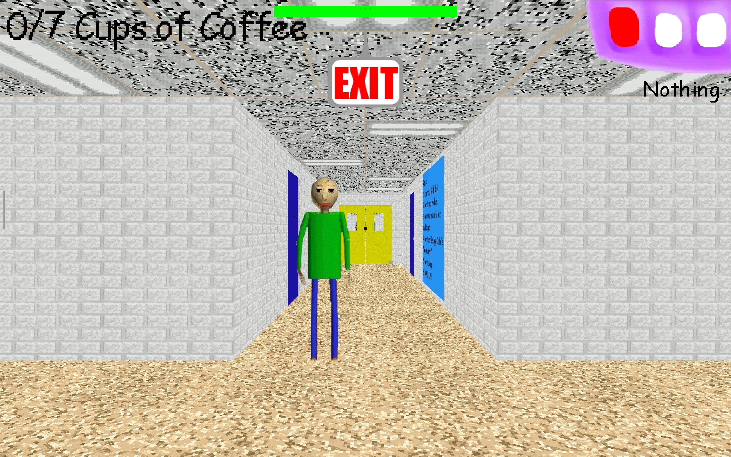 Screenshot 8 for Tired Baldi (disappeared mod)