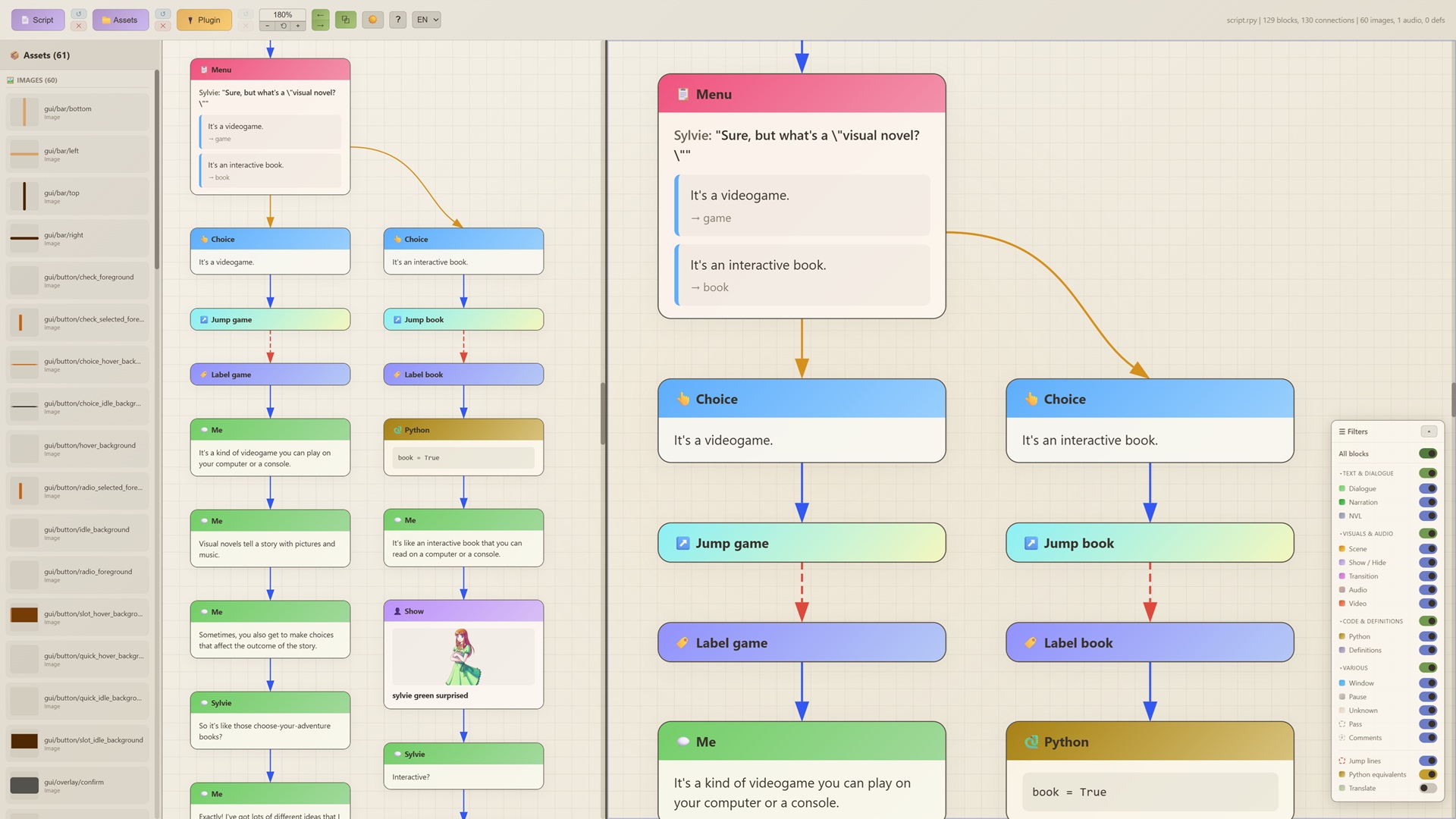 Screenshot 3 for RenPy Script Viewer