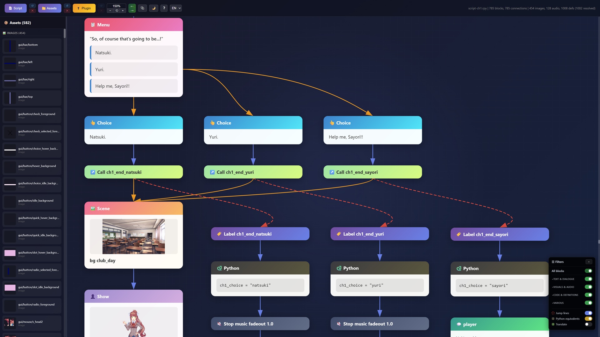 Screenshot 7 for RenPy Script Viewer