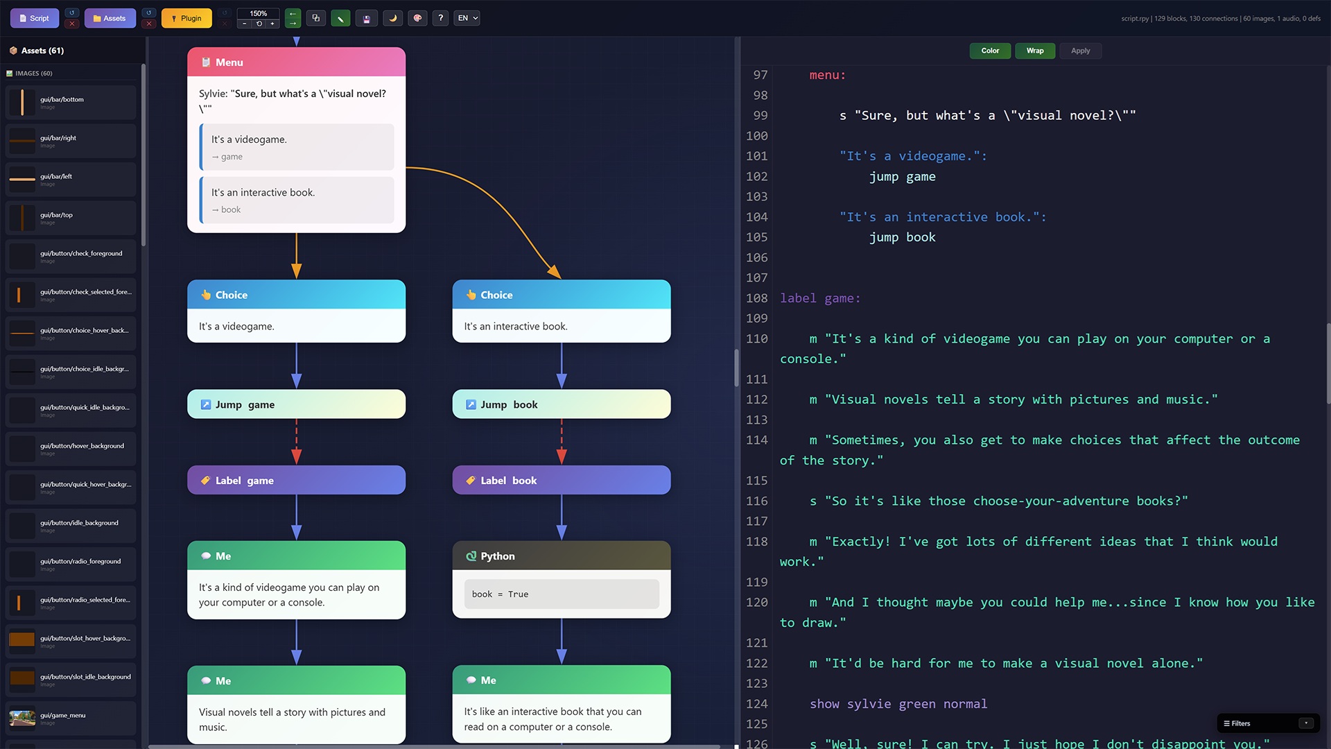 Screenshot 4 for RenPy Script Viewer