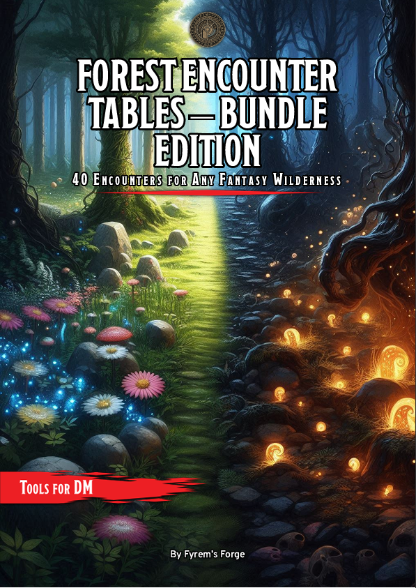 Forest Encounter Tables – Bundle Edition - dnd 5e - fantasy RPG - ttrpg ...