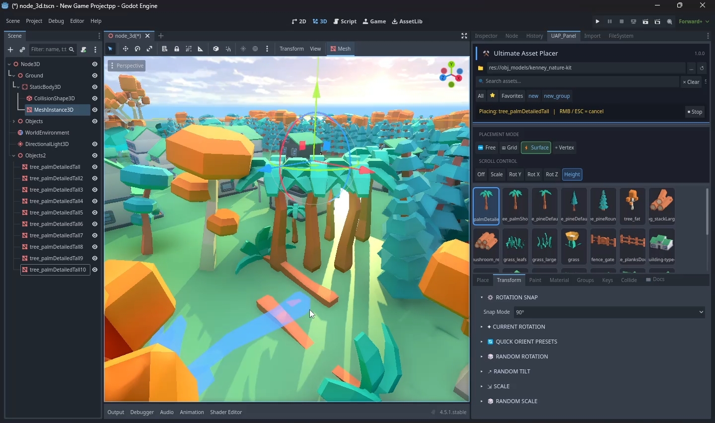 Screenshot 11 for Ultimate Asset Placer Godot 4.5+ (GD Script)