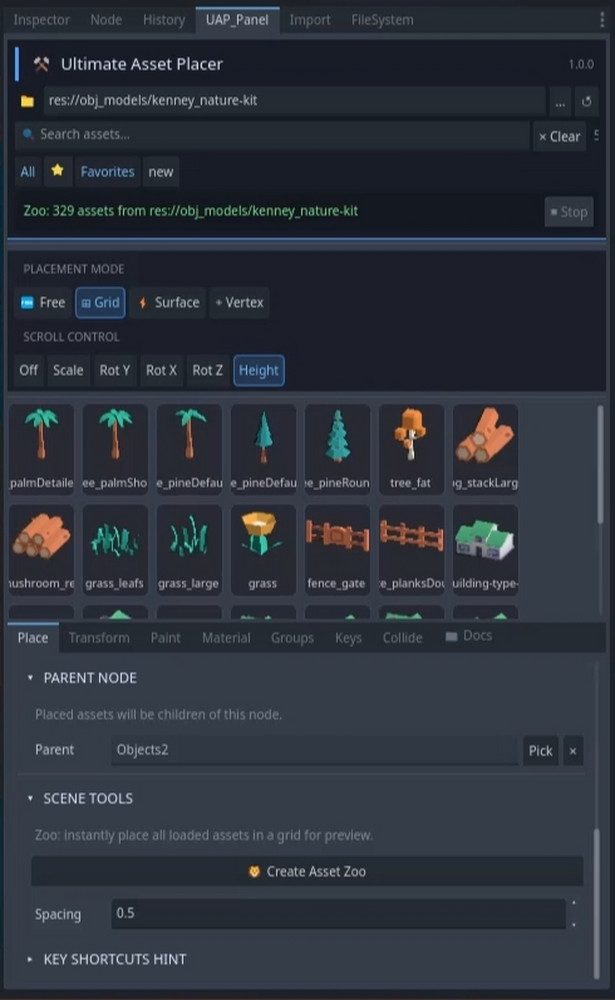 Ultimate Asset Placer Godot 4.5+ (GD Script) by Choco Ted