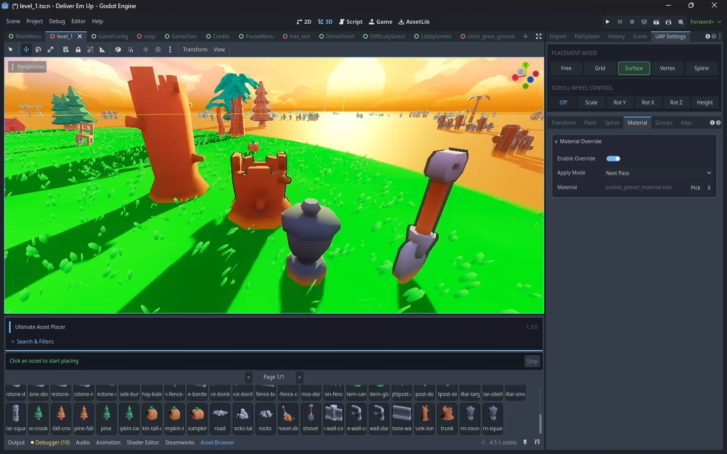Screenshot 6 for Ultimate Asset Placer Godot 4.5+ (GD Script)