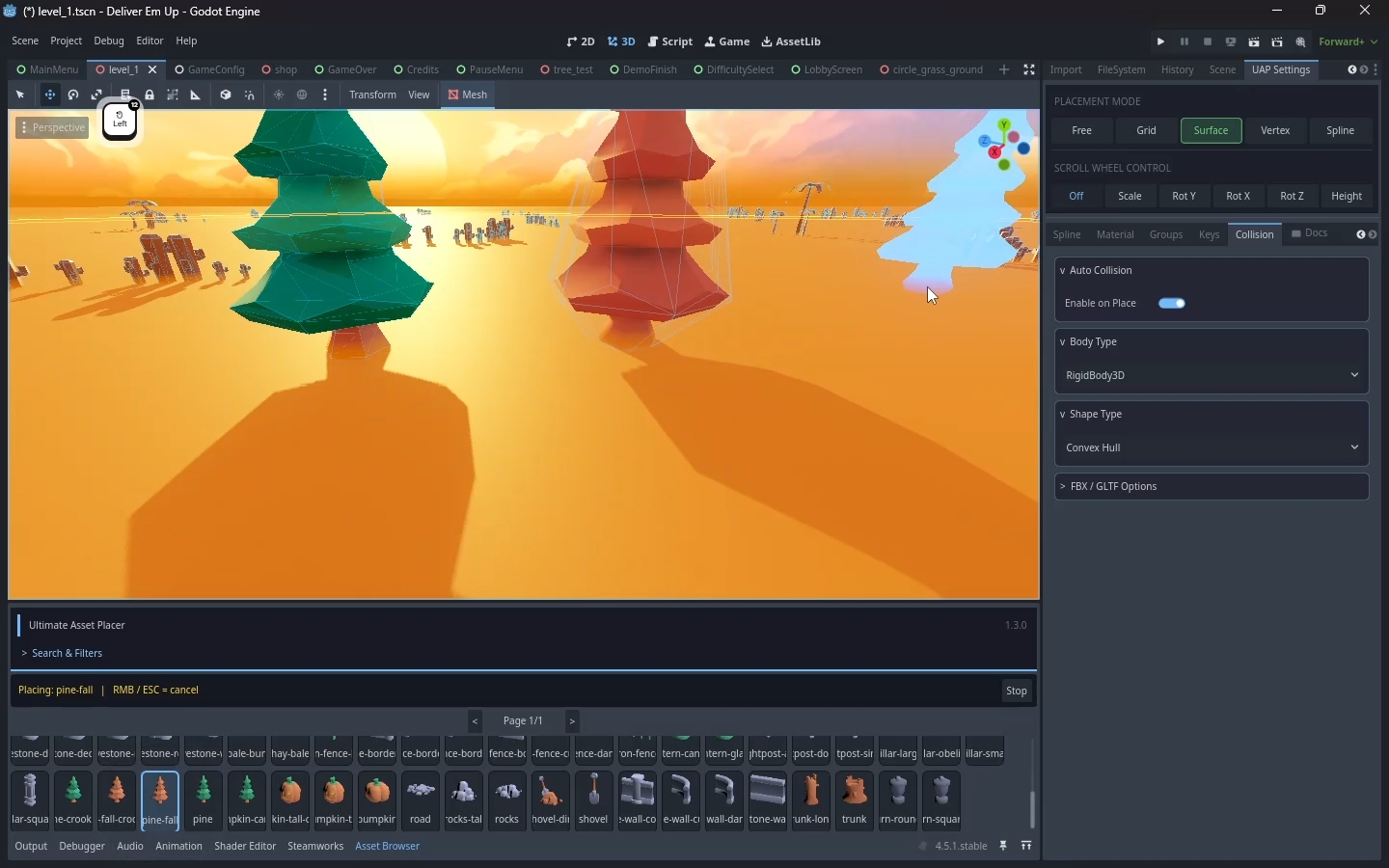 Screenshot 5 for Ultimate Asset Placer Godot 4.5+ (GD Script)