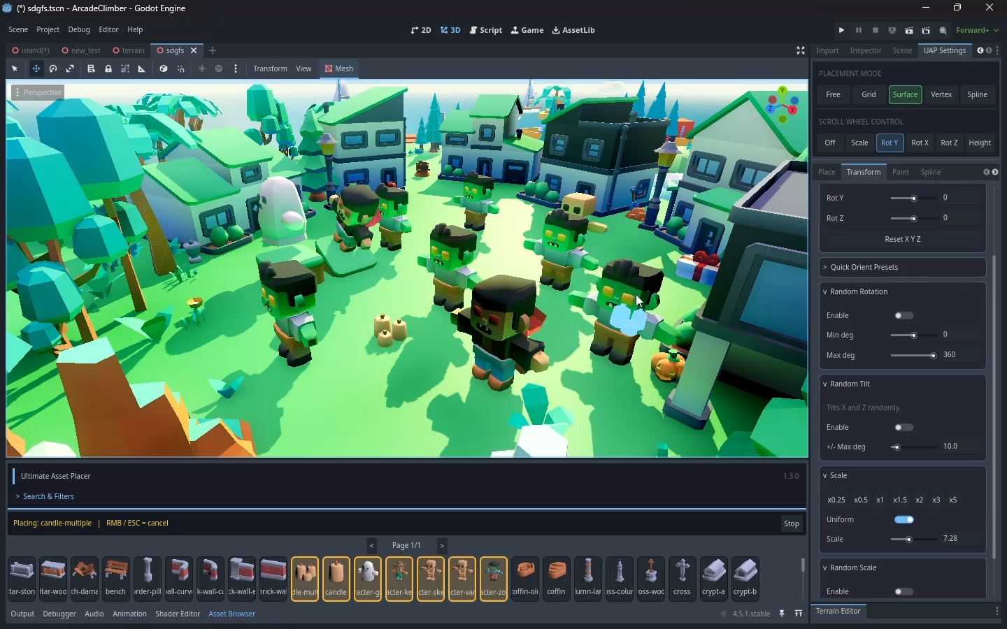 Screenshot 9 for Ultimate Asset Placer Godot 4.5+ (GD Script)