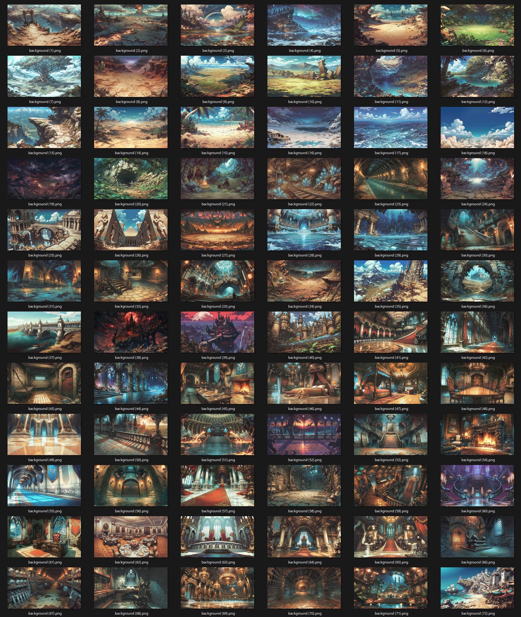 Rpg Background Style 300 Fantasy Background Assets - Anime Style for RPG & Visual Novels by ...