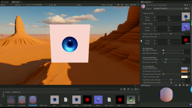 Unity Nipt Eye Color Anime Eye & Iris effect shader for Unity ( VRChat / BiRP / Standalone ...