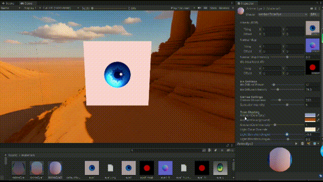 Unity Nipt Eye Color Anime Eye & Iris effect shader for Unity ( VRChat / BiRP / Standalone ...