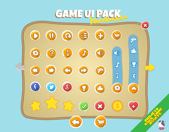 Game UI Pack - Handmade Edition