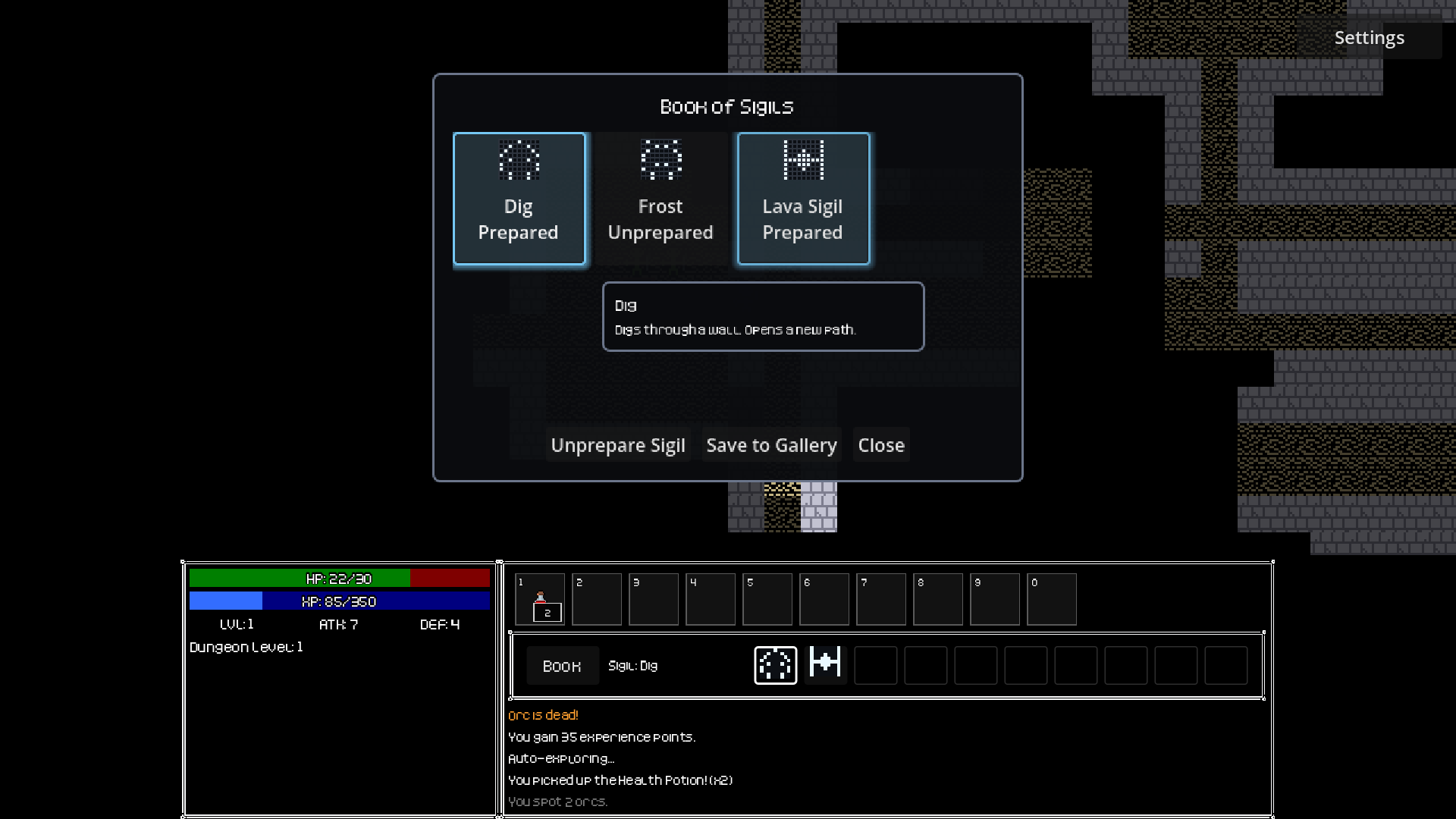 Screenshot 3 for Dungeons of Delveria