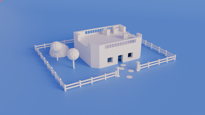 3D Modular Low Poly Assets Pack by Deracro