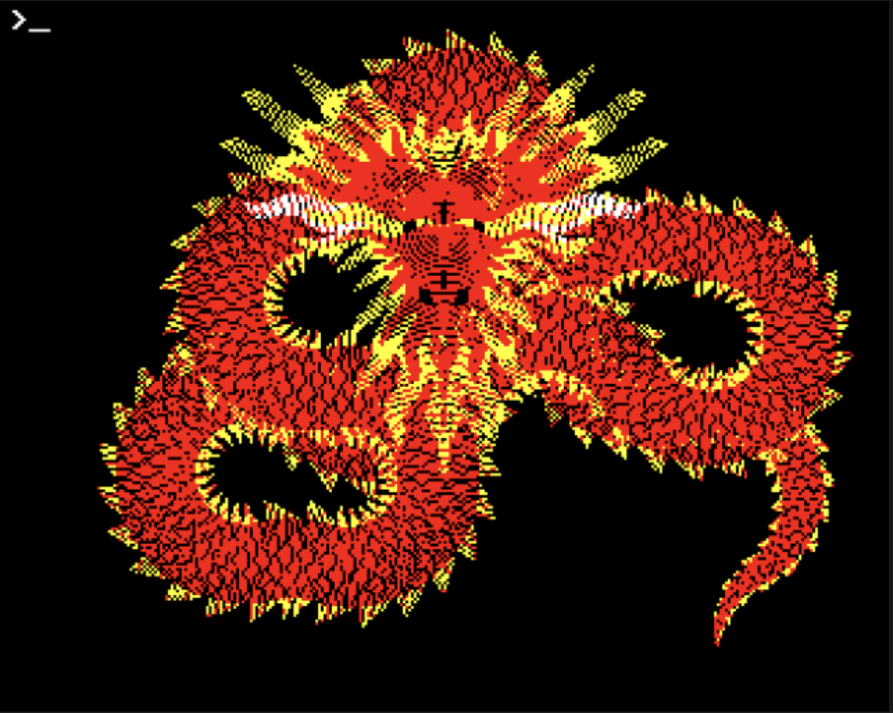 Screenshot 2 for Dragon (BBC Micro) by Bazzargh