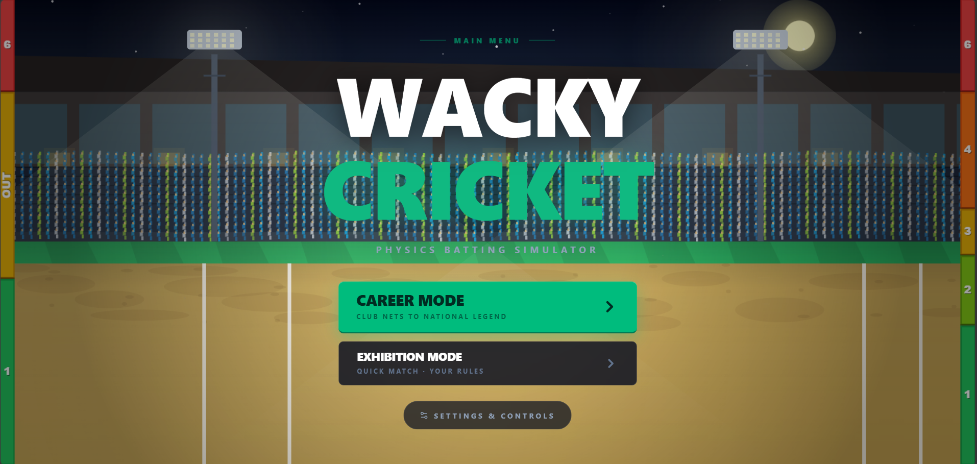 Screenshot 2 for Wacky Cricket - Physics Batting Simulator