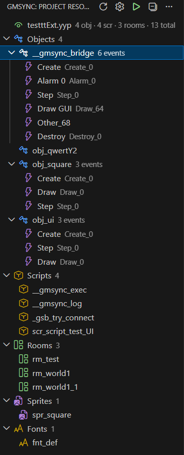 Screenshot 5 for GMSync 0.1.0 - Live-edit GameMaker Studio 2 from VS Code, no restart required