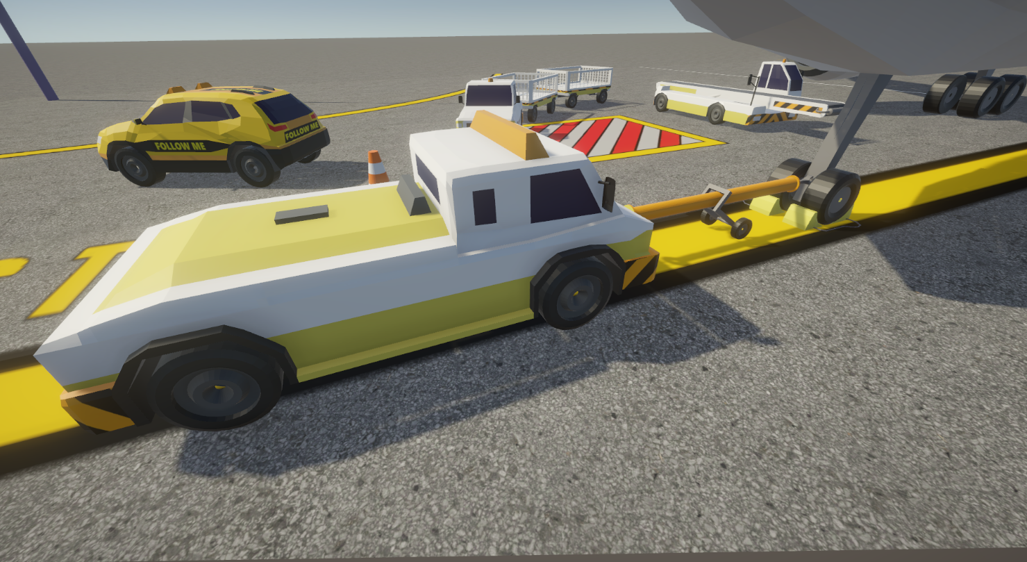 Unity Asset Vehicles Airport Ground Vehicles - Unity Asset Pack by Stanisko