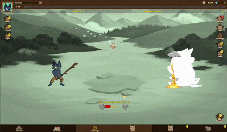 Screenshot 2 for Cat Hero: Adventure