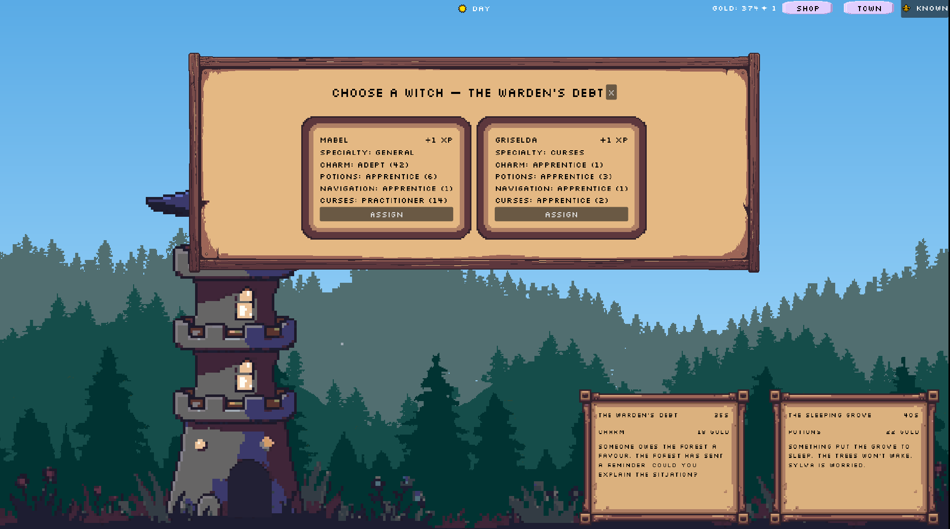 Screenshot 5 for The Society of Benevolent Witches (DEMO)