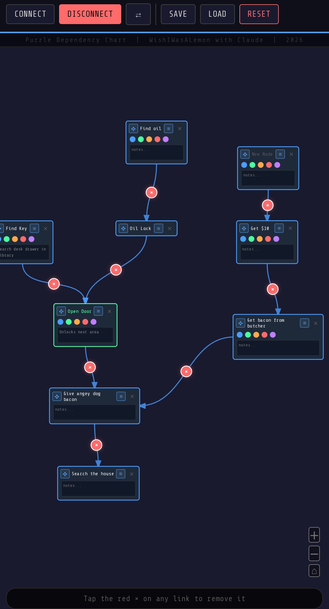Screenshot 3 for Puzzle Dependency Chart