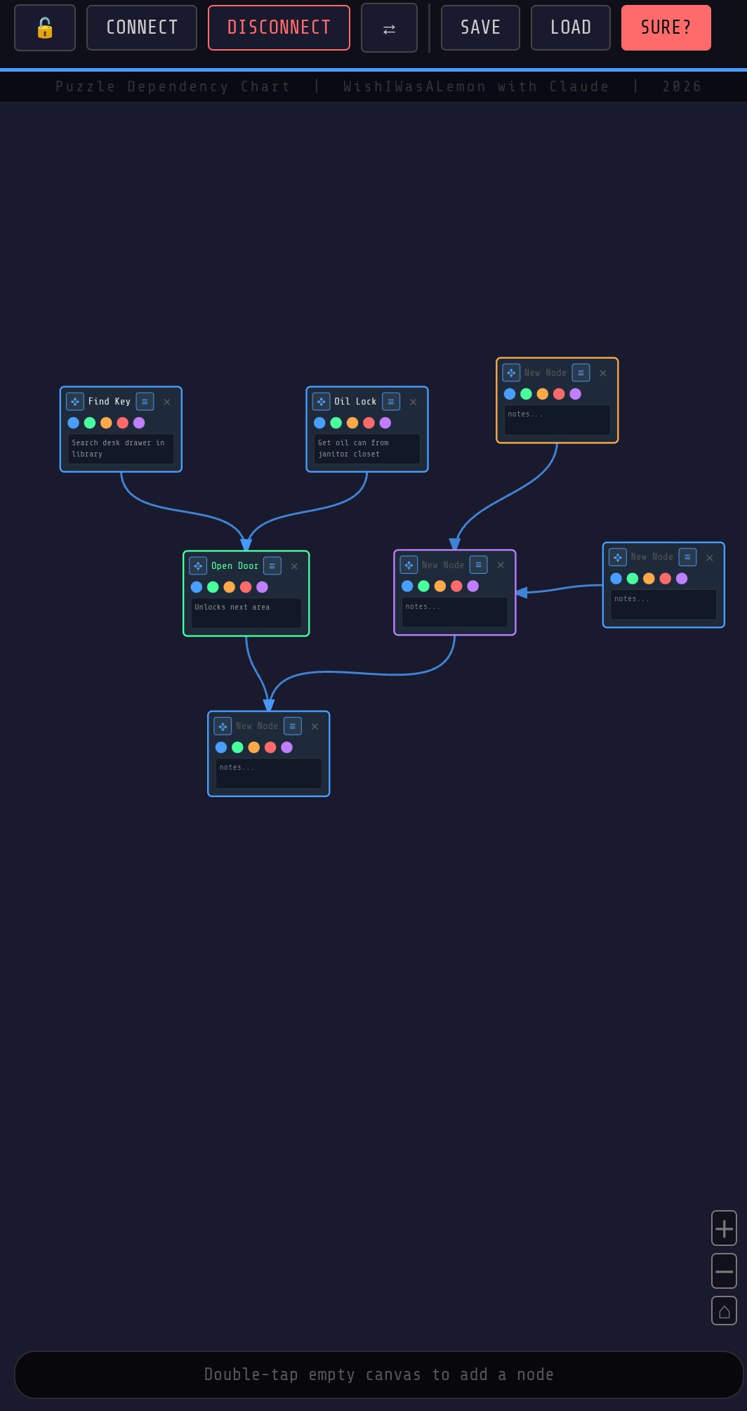 Screenshot 2 for Puzzle Dependency Chart