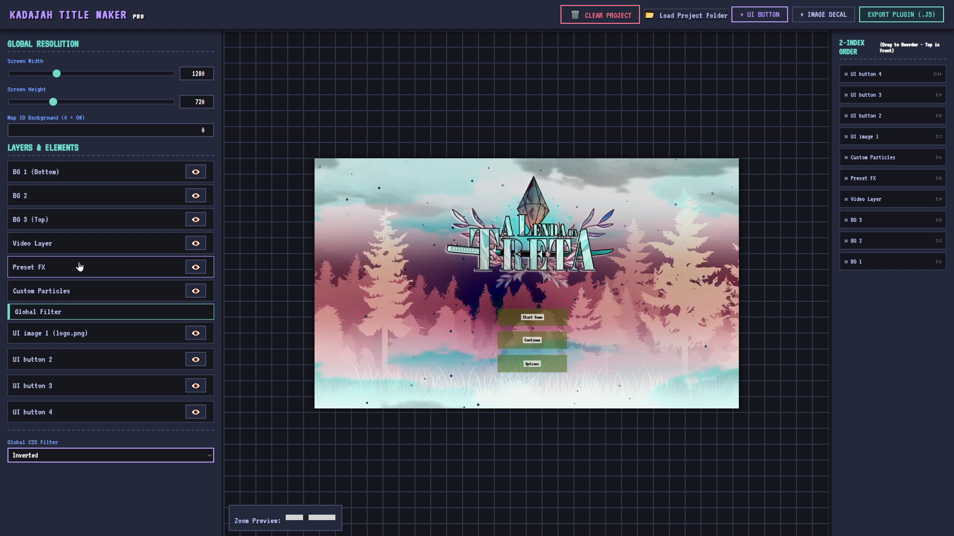 Generic Rpg Screen Kadajah's Title Screen Maker for RPG Maker MZ by Kadajah