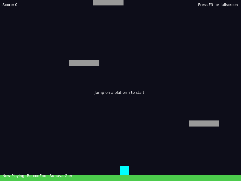 Block Jump Game With Wacky Music by RotcodFox