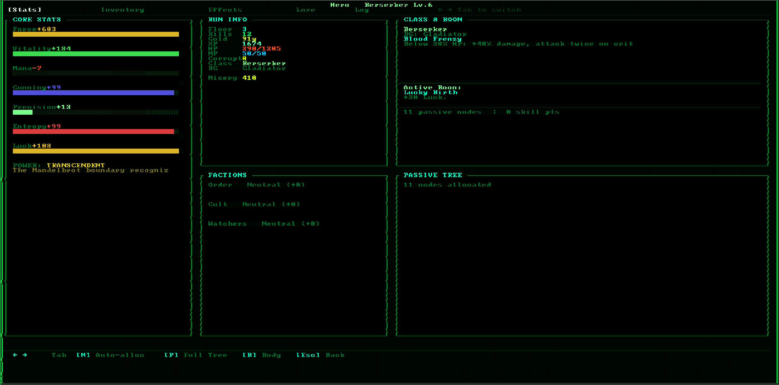Screenshot 2 for CHAOS RPG