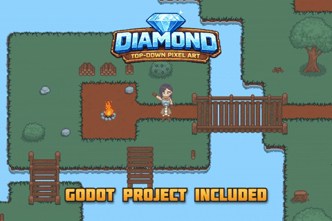 Diamond - Top Down Pixel Art Pack by Dotmancer