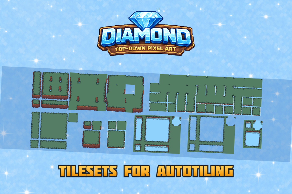 First Version is LIVE! - Diamond - Top Down Pixel Art Pack by Dotmancer
