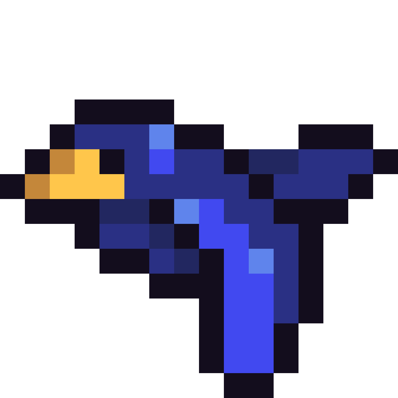 flying bird pixel art grid Pixel art bird 16x16 by ma9ici4n - Pixel Art ...
