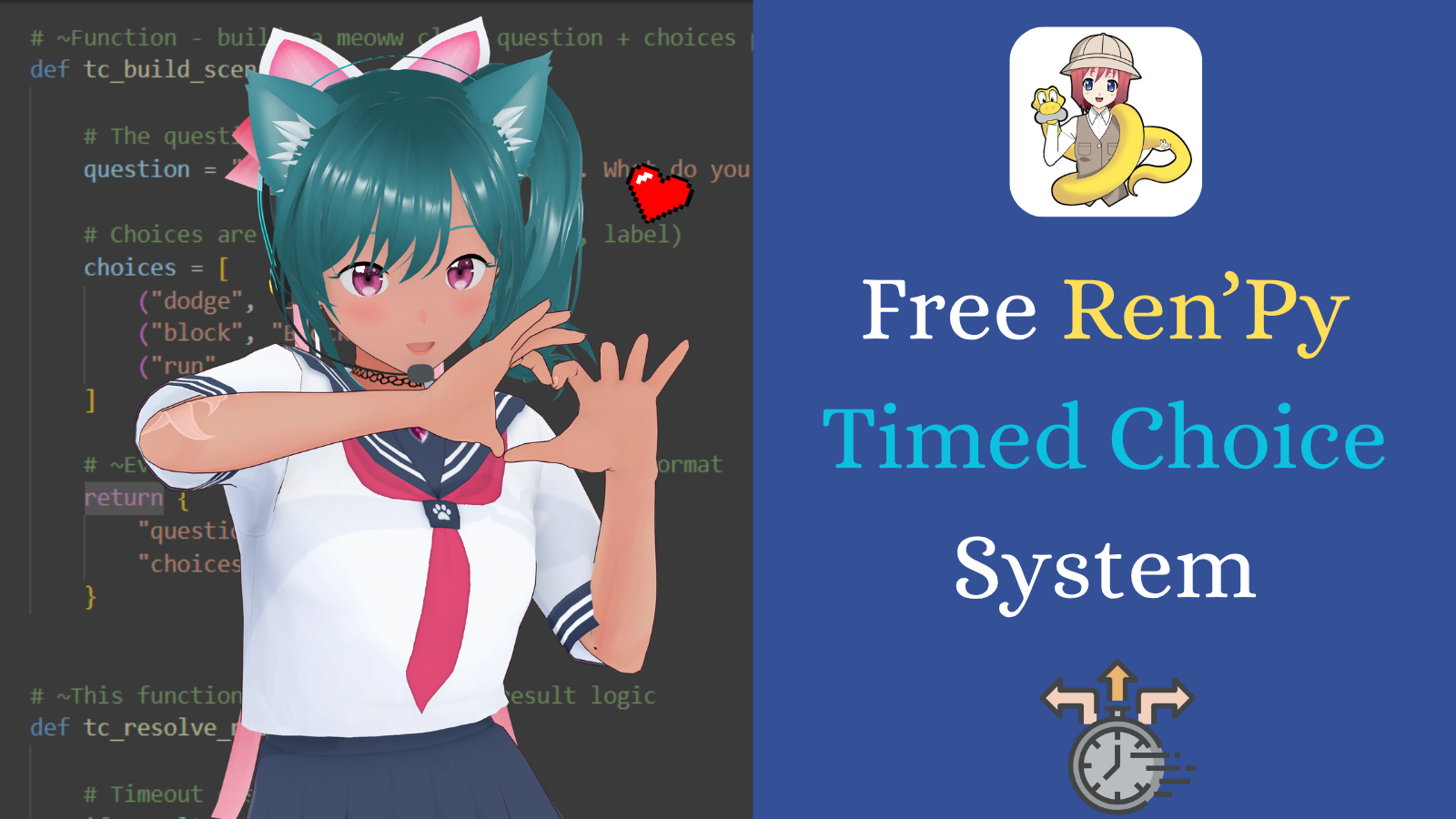 Free Ren’Py Timed Choice System – Beginner Friendly Code by Discover ...