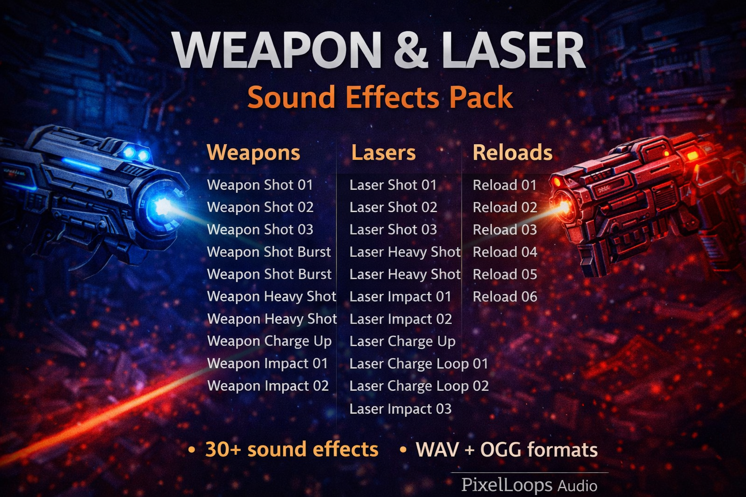 New Weapon & Laser Sound Effects Pack Released - Weapon & Laser Sound ...