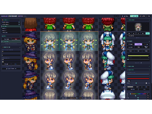 Kadajah's RPG Maker SpriteSheet Editor by Kadajah