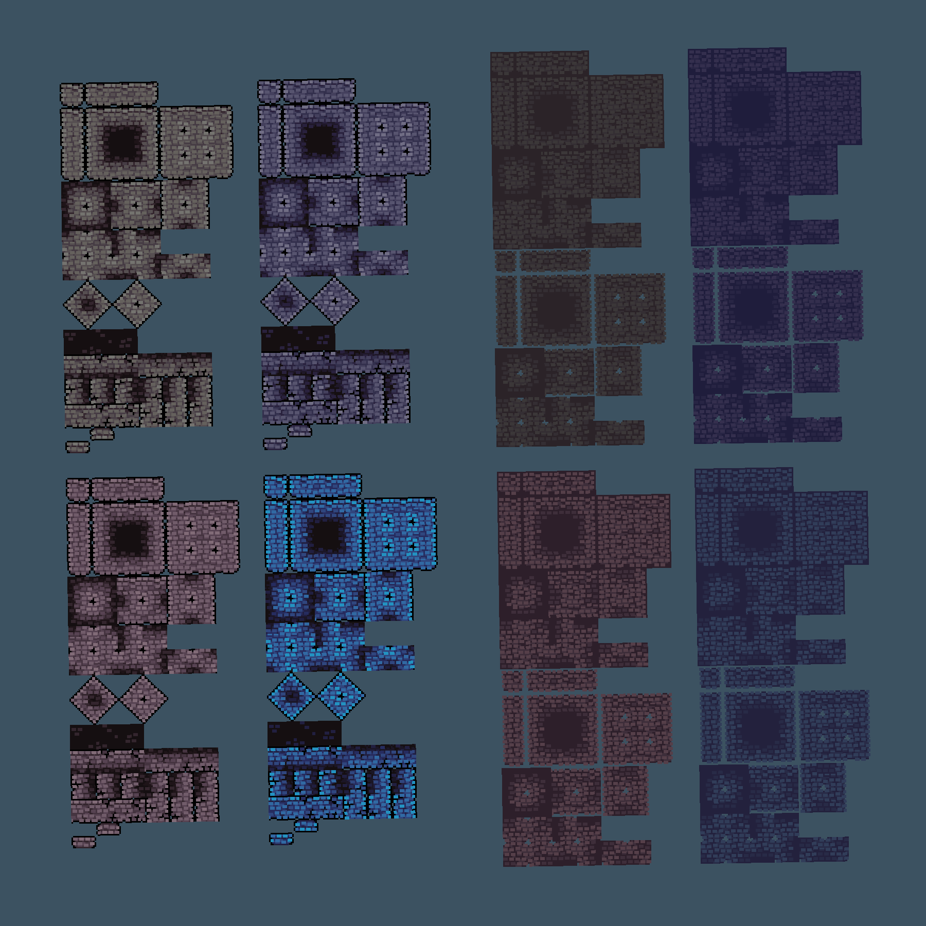 Monster Platformer - Tile Set by Phewcumber