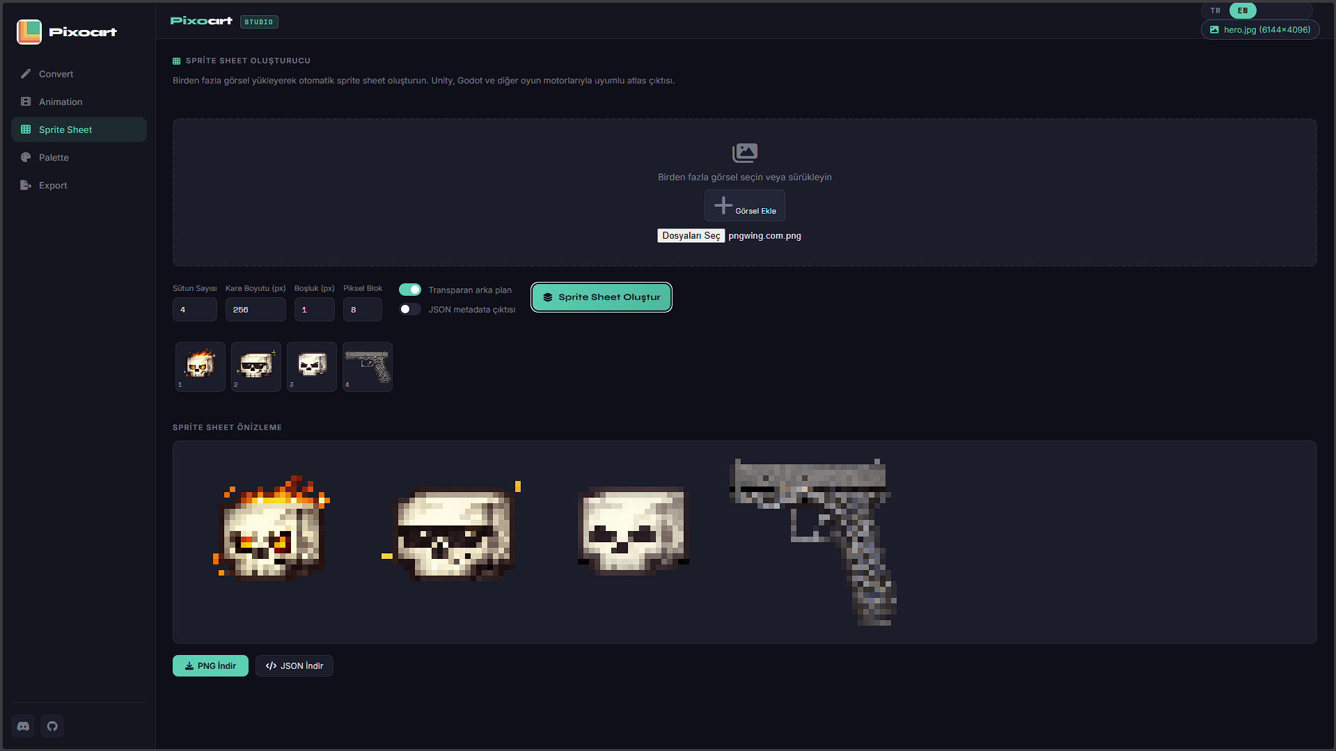 Game Dev Tool — Pixel Art Converter & Pixoart Studio by JaspersArt