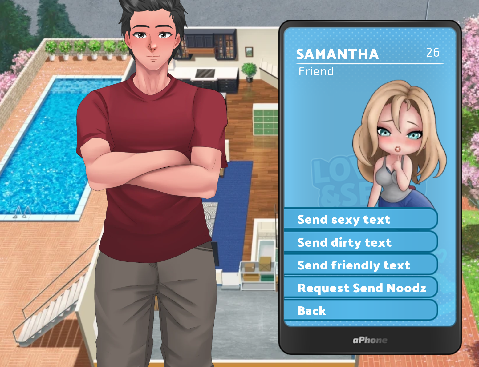 Screenshot 2 for Love & Sex: Second Base - Send Noodz mod
