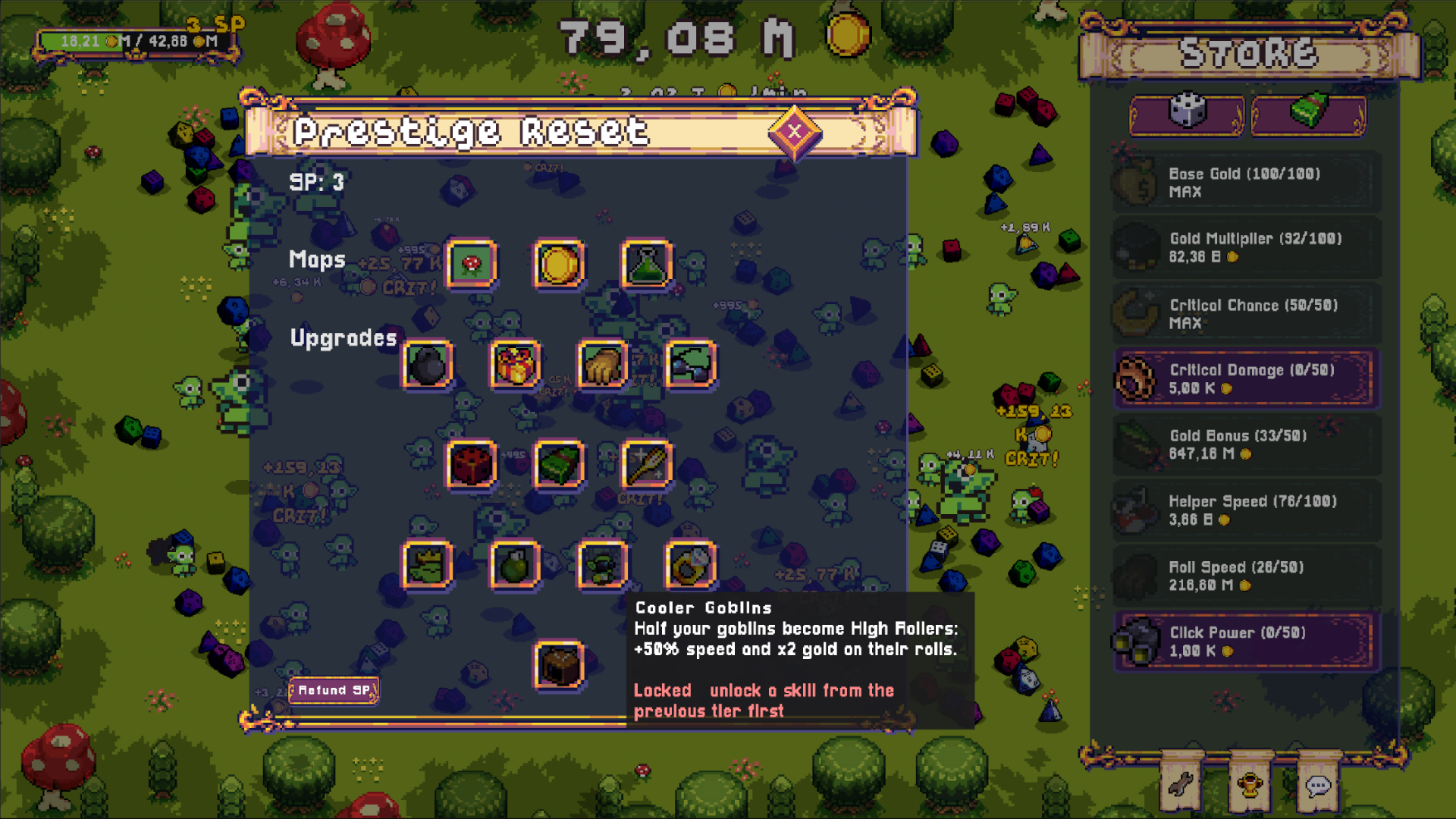 Screenshot 4 for Dice Goblins Clicker- Demo