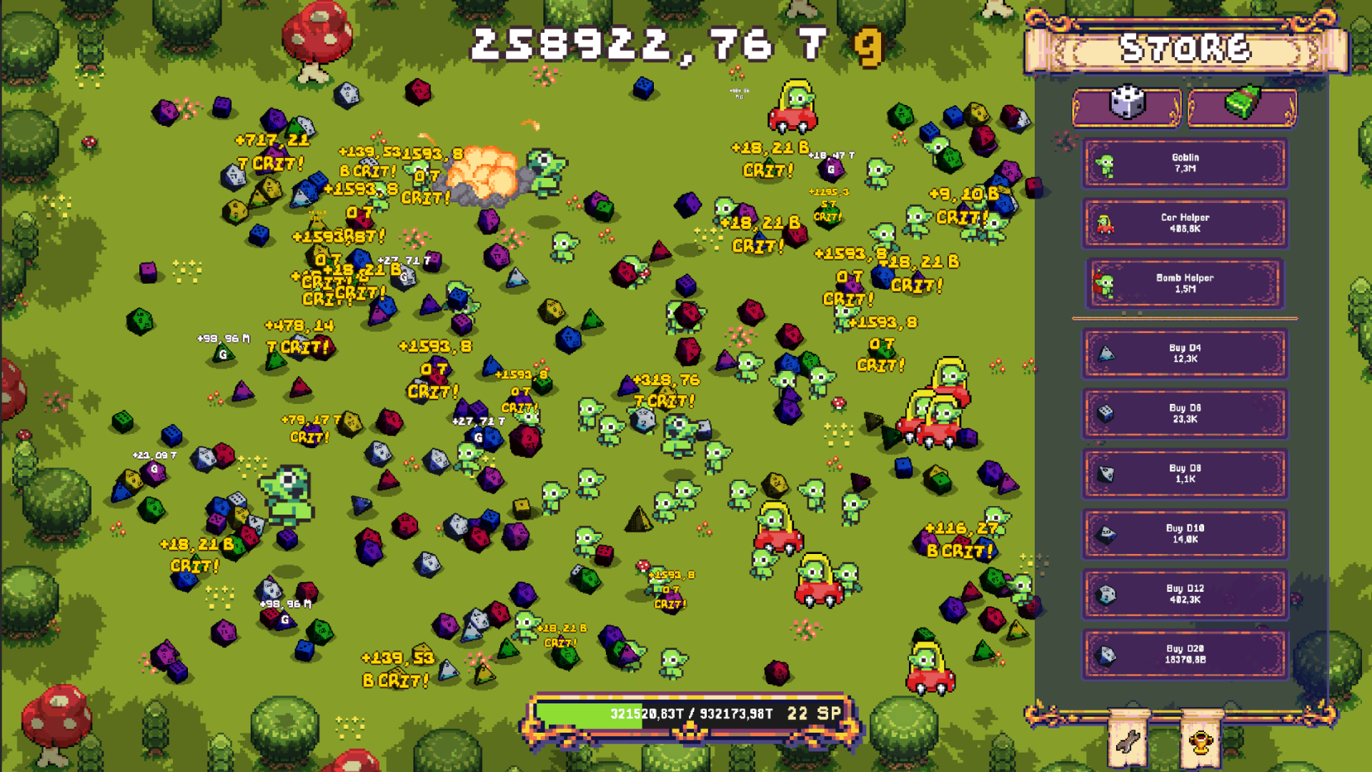 Screenshot 3 for Dice Goblins Clicker- Demo