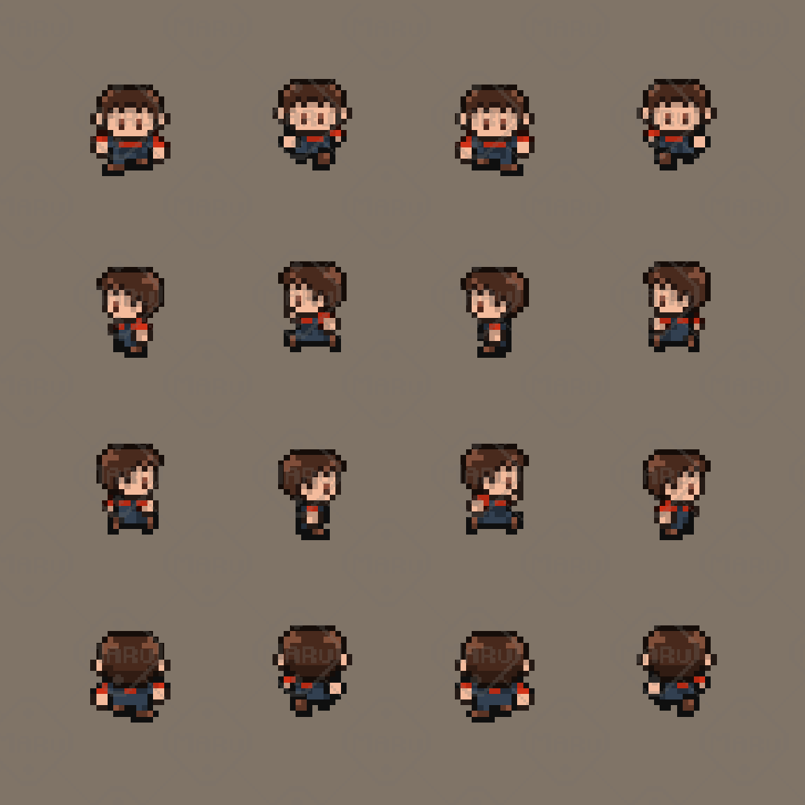 New Release: Farm Characters Pack (16×16 Pixel Art) - Farm Characters ...