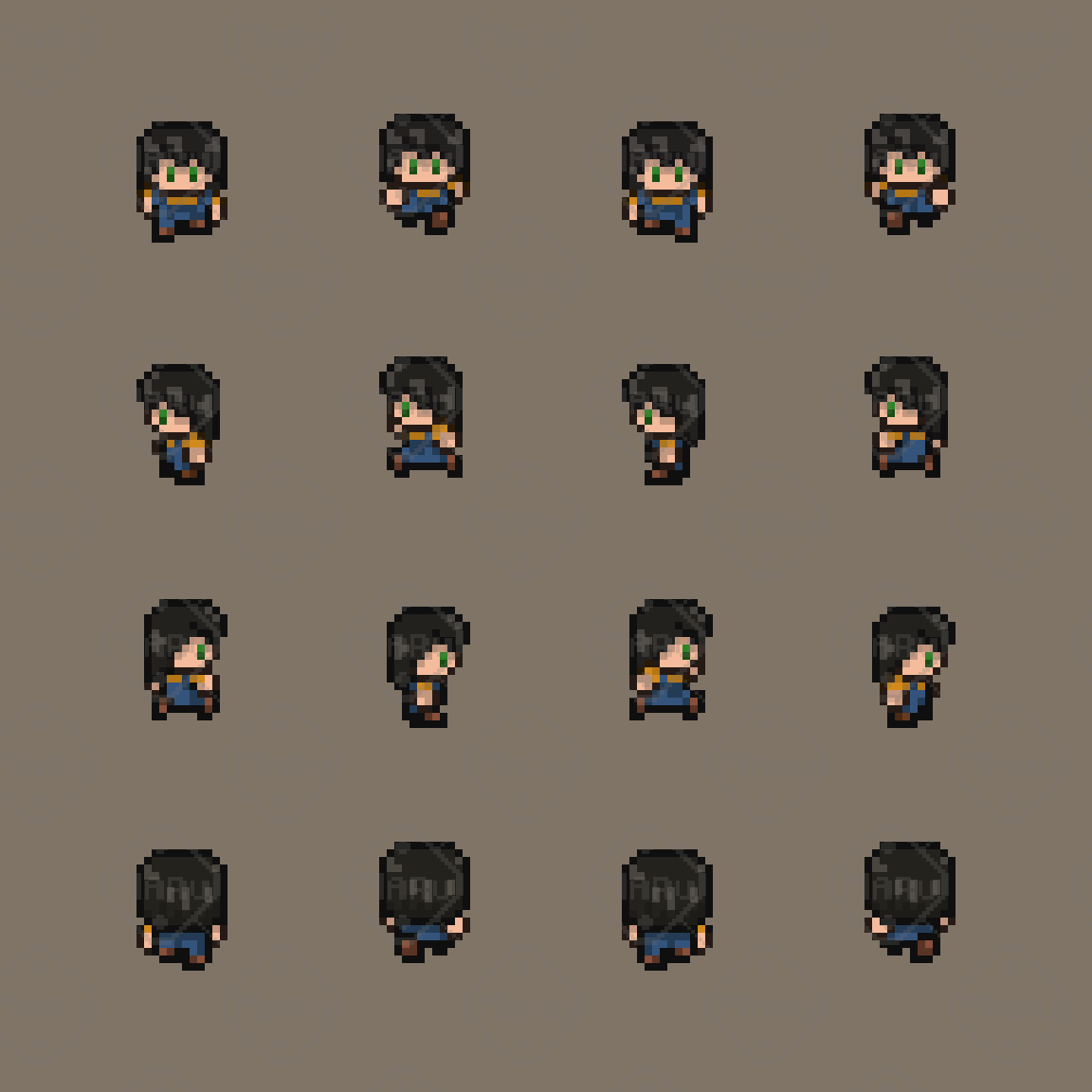 New Release: Farm Characters Pack (16×16 Pixel Art) - Farm Characters ...