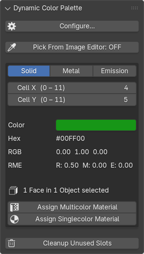 Dynamic Color Palette by Frank Winter