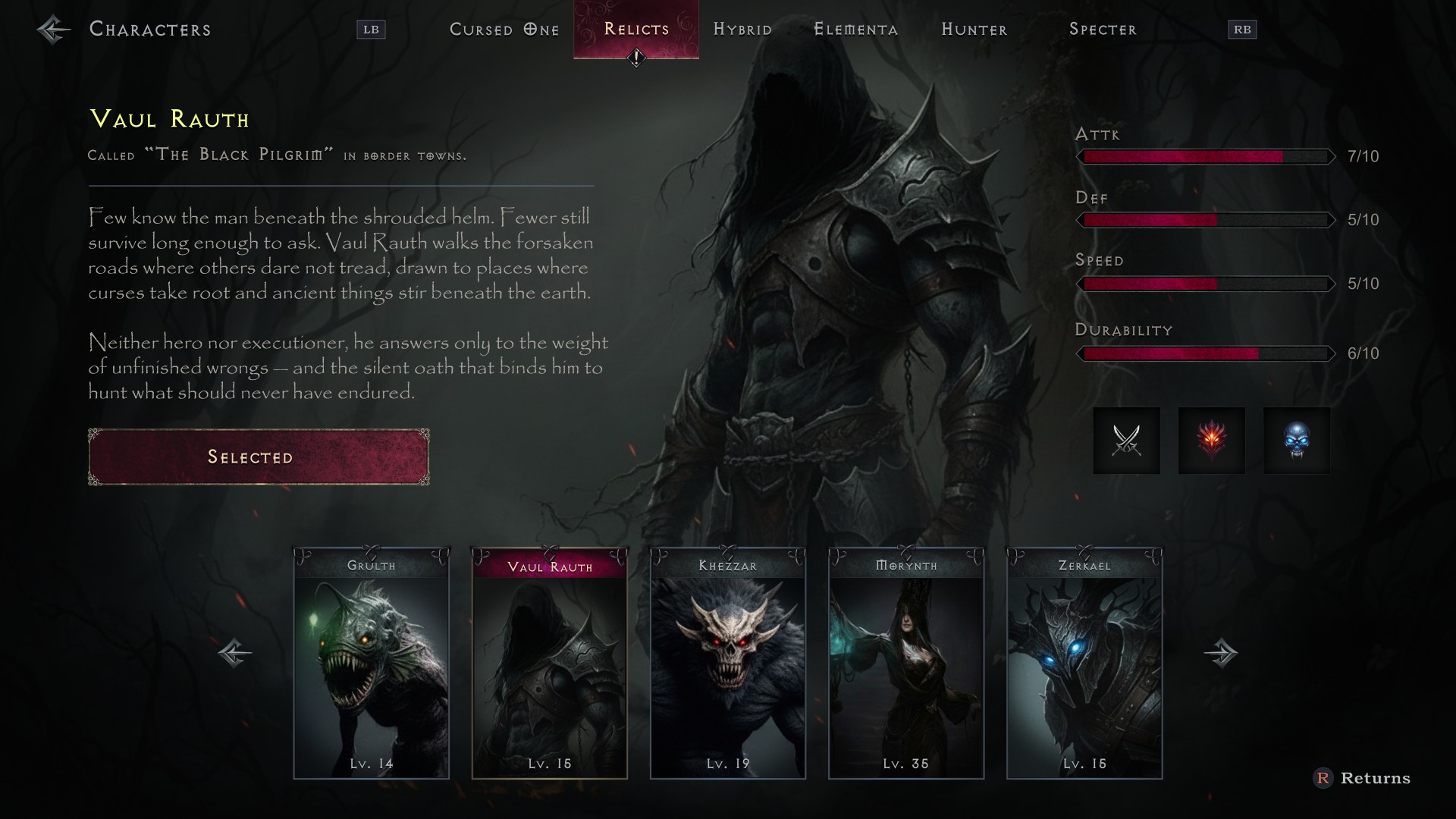 Dark Fantasy RPG UI Toolkit by Ultra knight
