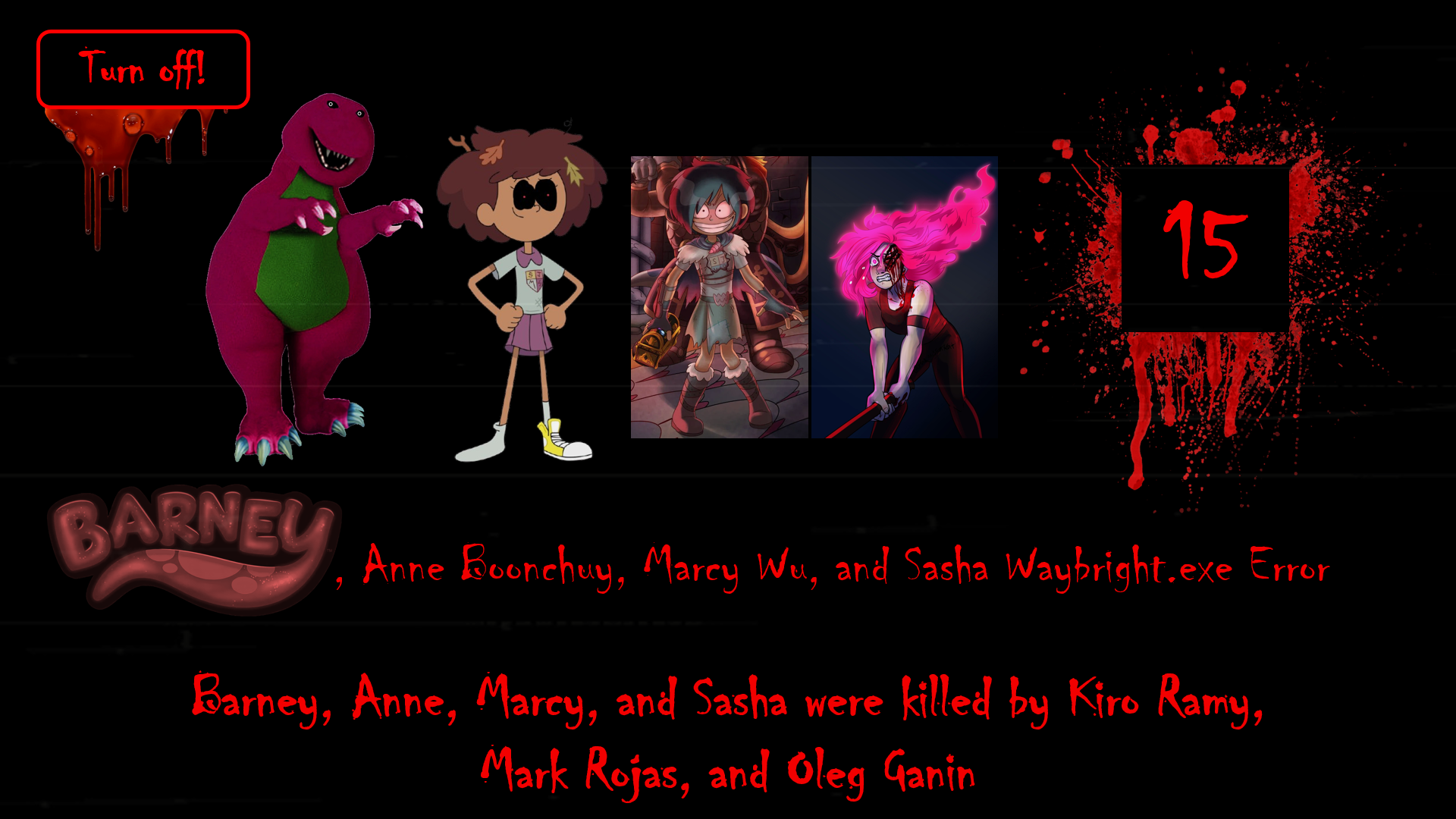 Screenshot 6 for Barney, Marcy Wu, Anne Boonchuy, and Sasha Waybright Error