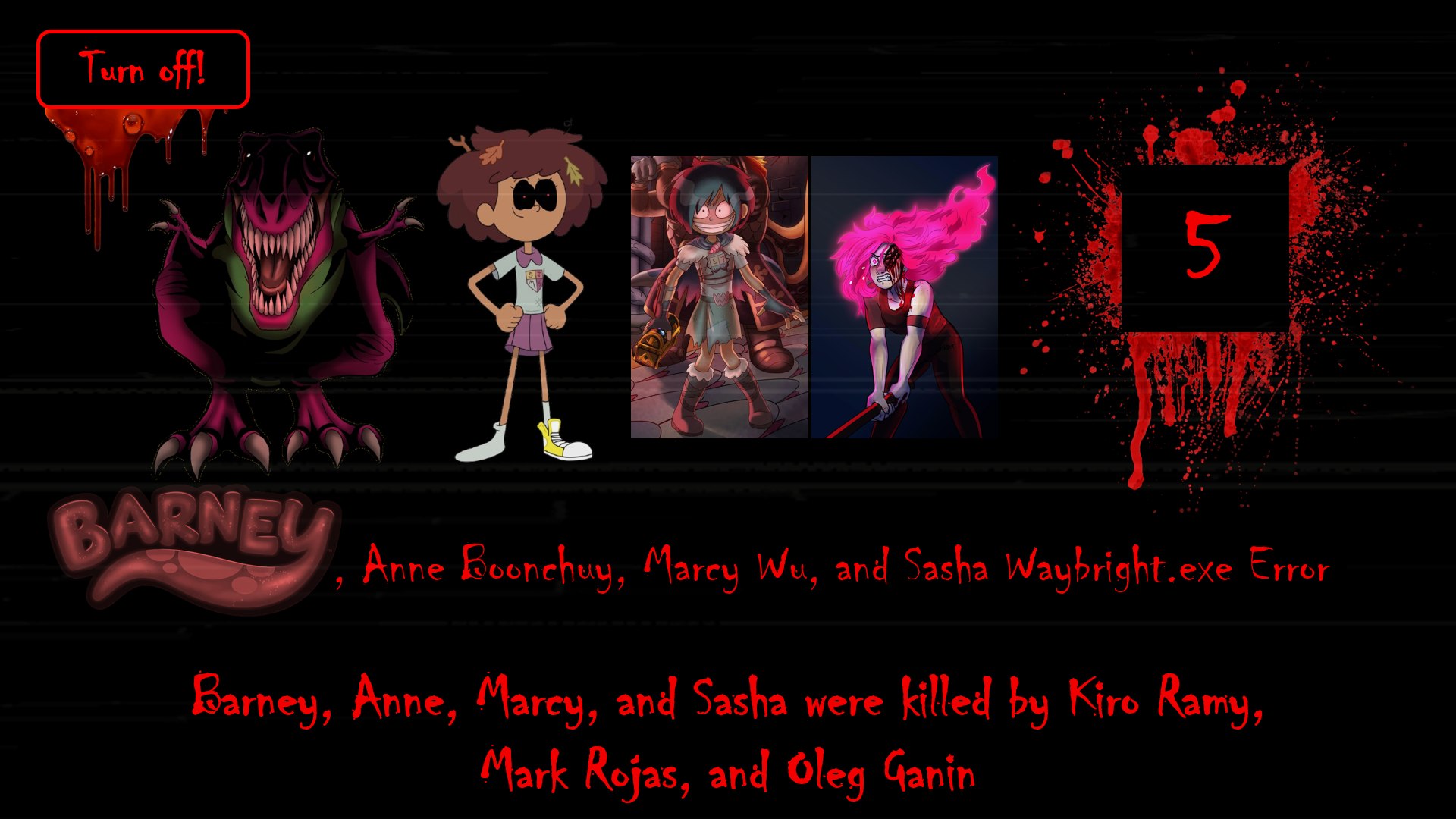 Screenshot 8 for Barney, Marcy Wu, Anne Boonchuy, and Sasha Waybright Error