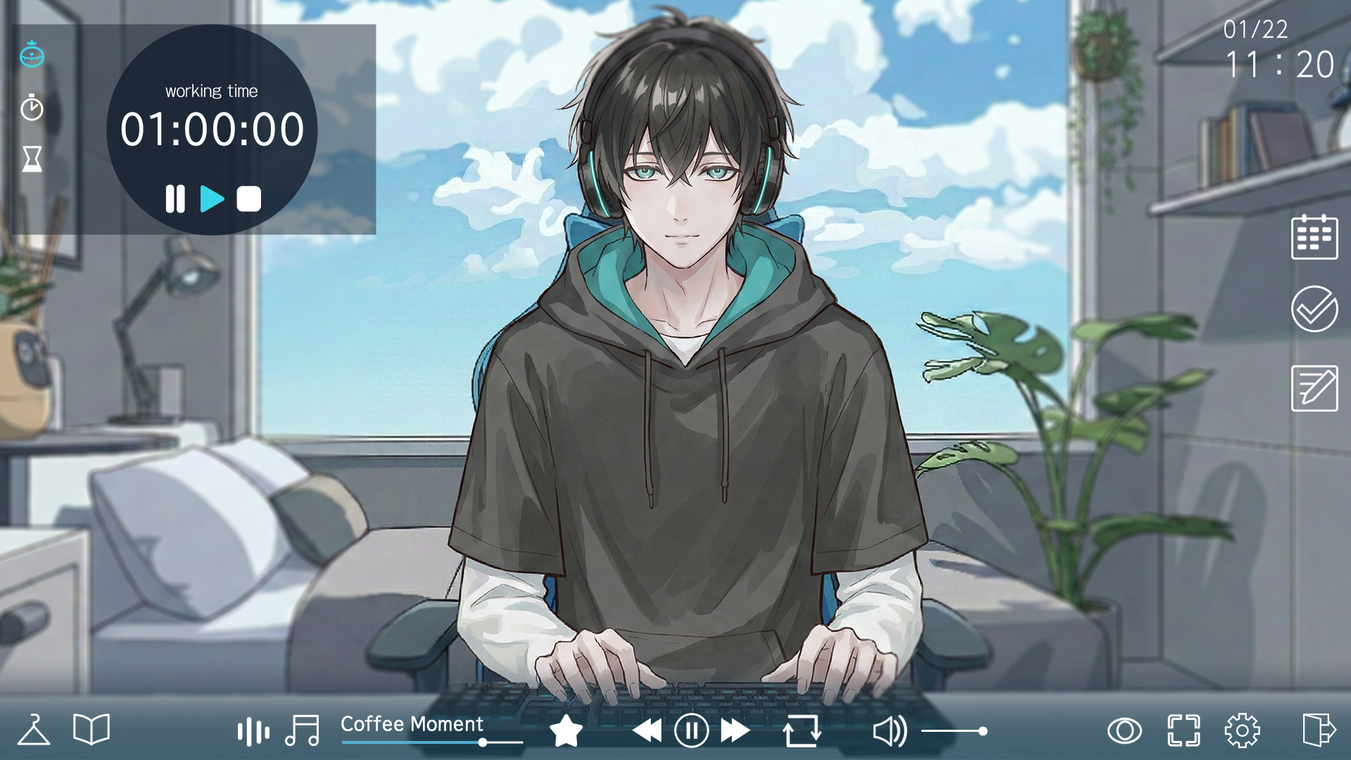 Screenshot 2 for Mellow Echoes:Lo-Fi Moments