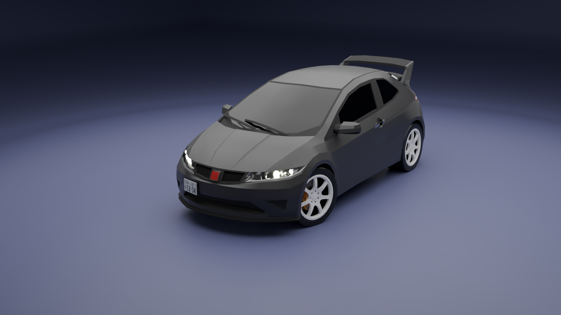 Low Poly Civis Type R by designersoup